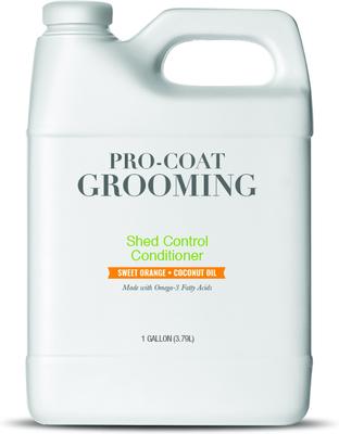 Sweet Orange, Coconut Oil Shed Control Dog Conditioner, 1-gal bottle