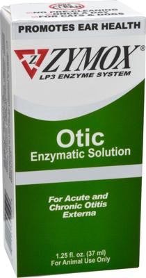 Bundle: Zymox Otic Ear Infection Treatment without Hydrocortisone, 1.25-fl oz bottle + Enzymatic Ear Cleanser for Dogs & Cats, 4-fl oz bottle