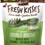 Fresh Kisses Double-Brush Mint Breath Strip Infused Medium Dental Dog Treats, 6 count