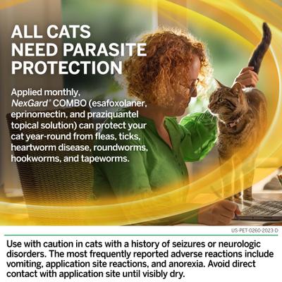 Topical for Cats, 1.8-5.5lbs (Purple Box), 1 Dose (1-mo. supply)