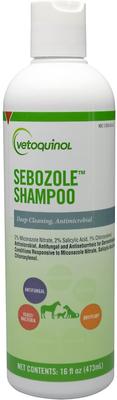 Sebozole Shampoo for Dogs & Cats, 16-fl oz bottle