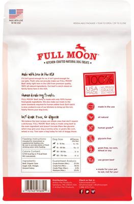 Bundle: Full Moon Chicken Jerky + Beef Jerky Dog Treats