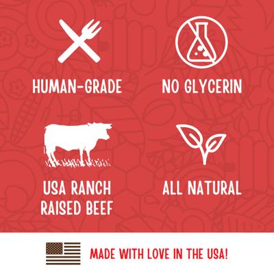 Bundle: Full Moon Chicken Jerky + Beef Jerky Dog Treats