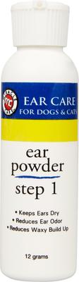 Step 1 Ear Care, Ear Powder for Dogs & Cats, 12-g bottle, bundle of 2