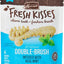 Fresh Kisses Double-Brush Mint Breath Strip Infused Medium Dental Dog Treats, 6 count
