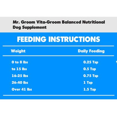 Vita-Groom Balanced Nutritional Dog Supplement, 32-fl oz bottle
