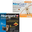 Bundle: Heartgard Plus Chew for Dogs, 51-100 lbs, (Brown Box), 6 Chews (6-mos. supply) & NexGard Chew for Dogs, 60.1-121 lbs, (Red Box), 6 Chews (6-mos. supply)
