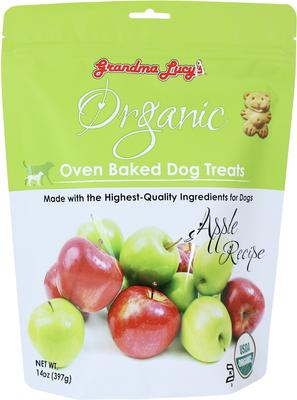 Bundle: Variety Pack - Grandma Lucy's Organic Apple Oven Baked Dog Treats, Cranberry & Lemon Honey Flavors