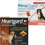 Bundle: Heartgard Plus Chew for Dogs, 51-100 lbs, (Brown Box), 6 Chews (6-mos. supply) & NexGard Chew for Dogs, 60.1-121 lbs, (Red Box), 6 Chews (6-mos. supply)
