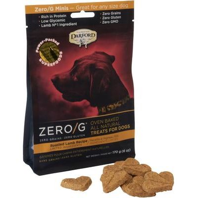 Golosinas para perros Zero/G Minis de pollo asado sin cereales, bolsa de 177 g