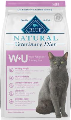 W+U Weight Management + Urinary Care Grain-Free Dry Cat Food, 16-lb bag