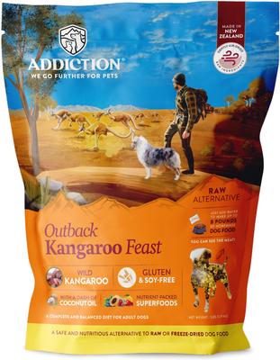Grain-Free Outback Kangaroo Feast Limited Ingredient Allergy-Friendly Air-dried Dog Food, 2-lb box