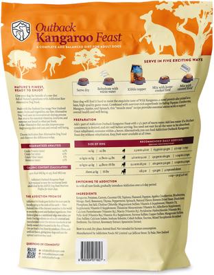 Grain-Free Outback Kangaroo Feast Limited Ingredient Allergy-Friendly Air-dried Dog Food, 2-lb box