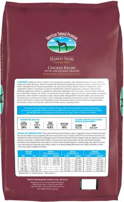 Triple Protein Recipe with Ancestral Grains Legume-Free Premium Dry Dog Food, 12-lb bag