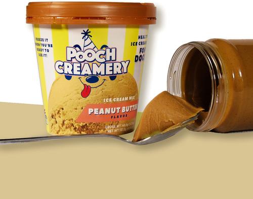 Peanut Butter Flavor Ice Cream Mix Dog Treat, 5.25-oz cup