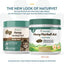 NaturVet, Hemp Cat Hairball Aid, masticables con psyllium, semilla de cáñamo y omegas para eliminar bolas de pelo en gatos, 60 unidades