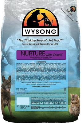 Nurture with Quail Dry Dog & Cat Food, 5-lb bag