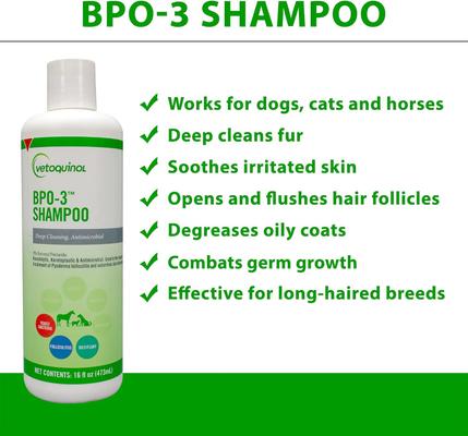 BPO-3 Shampoo for Dogs & Cats, 16-fl oz bottle
