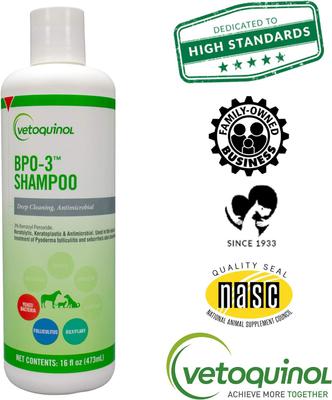 BPO-3 Shampoo for Dogs & Cats, 16-fl oz bottle
