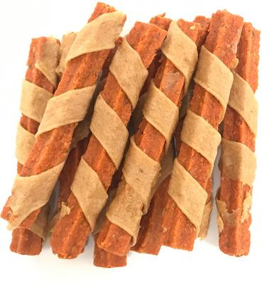Chicken Wrapped Sweet 'Tater Stix Dehydrated Dog Treats, 12-oz bag