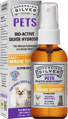 Daily+ Immune Support Bio-Active Silver Hydrosol Small Dog & Cat Supplement, 2-fl oz bottle