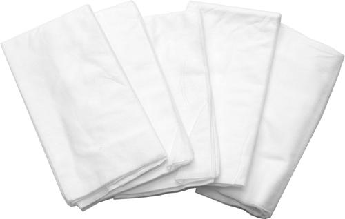 Wet Pet Dog & Cat Towel, 5 count, White