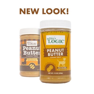 100% Natural Canine Peanut Butter Spread Lickable Dog Treat, 12-oz jar
