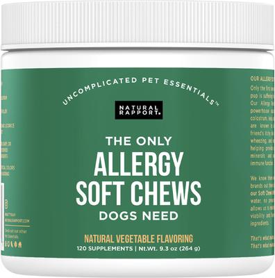 The Only Allergy Soft Chews Dogs Need Allergy Supplement for Dogs, 120 count