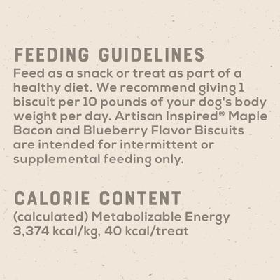 Maple Bacon & Blueberry Flavor Biscuits Dog Treats, 16-oz bag