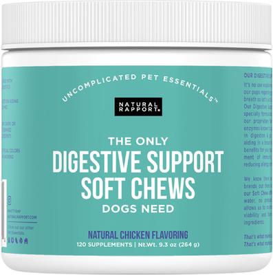 The Only Digestive Support Soft Chews Dogs Needs Digestive Supplement for Dogs, 120 count