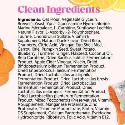 Bundle: Pet Honesty Duck Flavored Soft Chews Multivitamin for Senior Dogs + Allergy Support Salmon Flavored Soft Chews Allergy Supplement