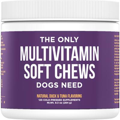 The Only Multivitamin Soft Chews Dogs Need, 120 count