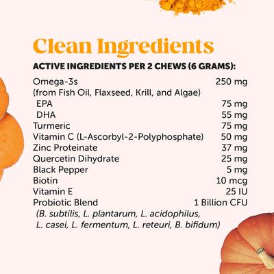 Bundle: Pet Honesty Allergy Skin Health Salmon Flavored Soft Chews Skin & Coat Supplement + 10-for-1 Chicken Flavored Soft Chews Multivitamin for Dogs