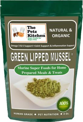 Green Lipped Mussel Omega 3 & 6 Joint & Inflammation Support Dog & Cat Supplement, 8-oz jar