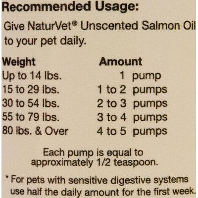 NaturVet, Salmon Oil Skin & Coat, suplemento líquido con aceite de salmón y omegas para perros y gatos, sabor salmón, 259 / 503 ml