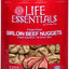 Life Essentials Sirloin Beef Nuggets Freeze-Dried Cat & Dog Treats, 6-oz bag