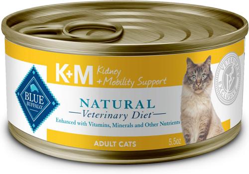 K+M Kidney + Mobility Support Grain-Free Wet Cat Food, 5.5-oz, case of 24
