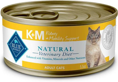 K+M Kidney + Mobility Support Grain-Free Wet Cat Food, 5.5-oz, case of 24