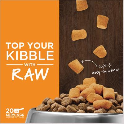 Paquete: Alimento seco para adultos sin cereales Merrick Real Texas Beef + Sweet Potato Recipe + Complemento para alimento para perros Instinct Freeze-Dried Raw Boost Mixers con receta para la salud intestinal sin cereales