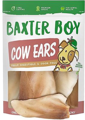 Natural Cow Ears Dog Treats, 15 count