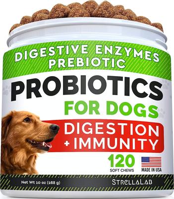 Probiotics Soft Chew Digestive Supplement for Dogs, 240 count