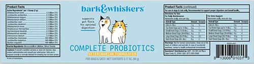 Complete Probiotics Dog & Cat Supplement, 3.17-oz jar