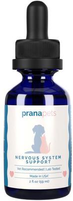 Nervous System Support for Seizures, Muscle Spasms & Anxiety Liquid Supplement for Cats & Dogs, 2-fl oz bottle