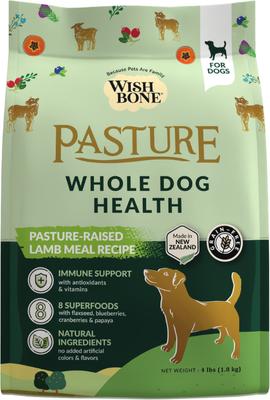 Pasture New Zealand Lamb Adult Grain-Free Dry Dog Food, 4-lb bag