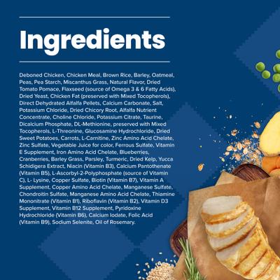 Alimento seco para perros adultos con control de peso, fórmula Life Protection, peso saludable, razas grandes, receta de pollo y arroz integral, bolsa de 30 lb