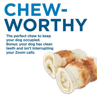Chicken Beef Cheek Dog Treat, Medium, 2 count