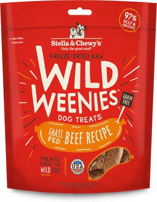 Lamb Wild Weenies Freeze-Dried Raw Dog Treats, 3.25-oz bag