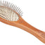 Style & Detangle Dog & Cat Oval Brush, Bamboo-Dark Finish, Small, 2 count