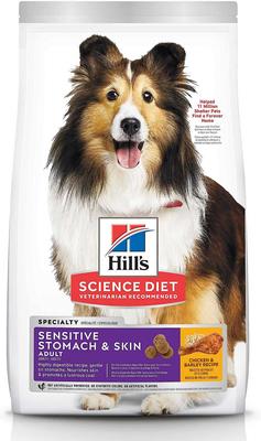 Adult Sensitive Stomach & Sensitive Skin Chicken Recipe Dry Dog Food, 4-lb bag