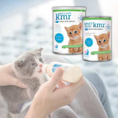 Goat's Milk KMR Kitten Milk Replacer Powder for Kittens, 12-oz can